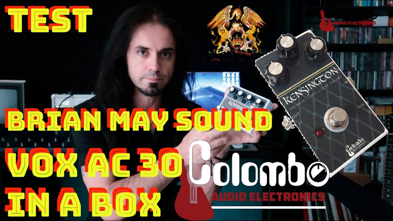 Brian May sound: (ENG. SUBS) TEST kensington Colombo Audio Electronics
