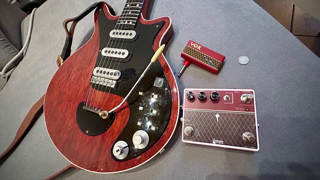 Vox Amplug Brian May CONVERSION PEDAL - review with Luca Colombo - (ENG.SUBS.)